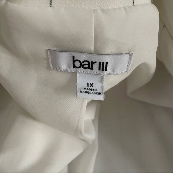 Bar III Double-Breasted Windowpane Blazer Size 1X - Picture 5 of 7